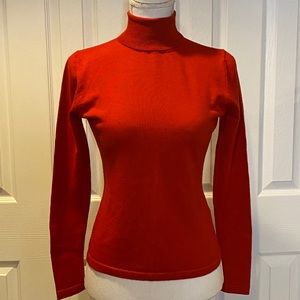 Ann Taylor red turtle neck sweater size S